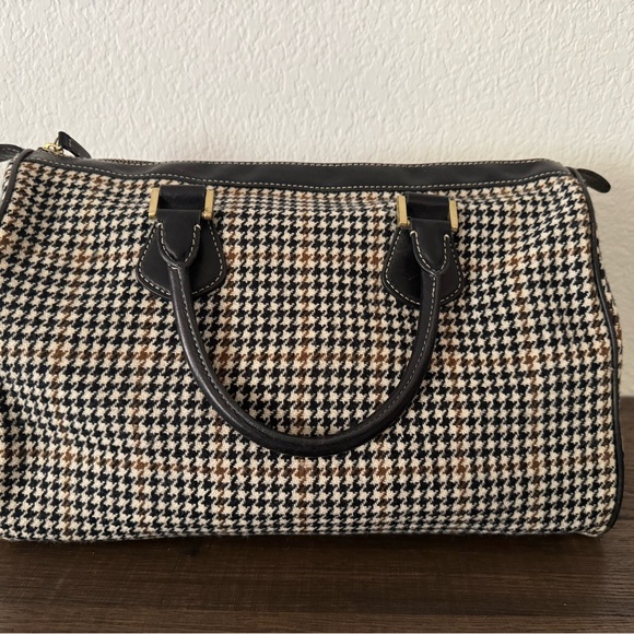 J crew Wool Houndstooth Handbag - Picture 3 of 8
